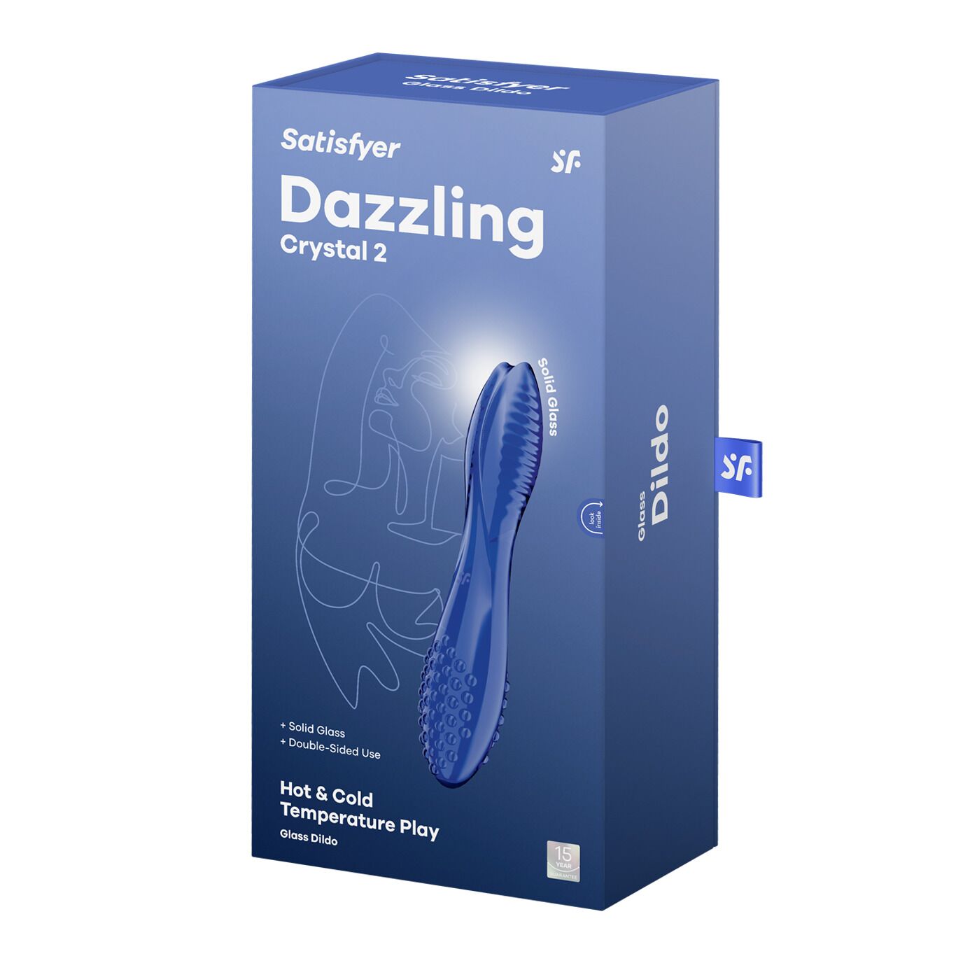 Двусторонний стеклянный дилдо Satisfyer Dazzling Crystal 2  - превью 11