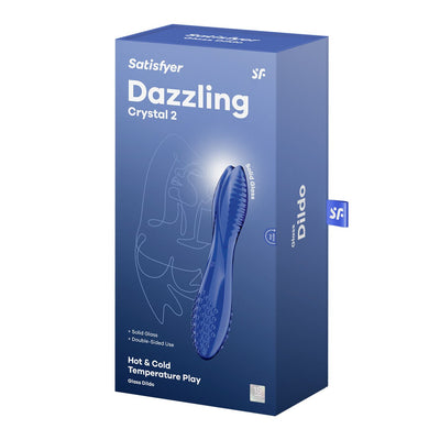 Двусторонний стеклянный дилдо Satisfyer Dazzling Crystal 2  - фото 11