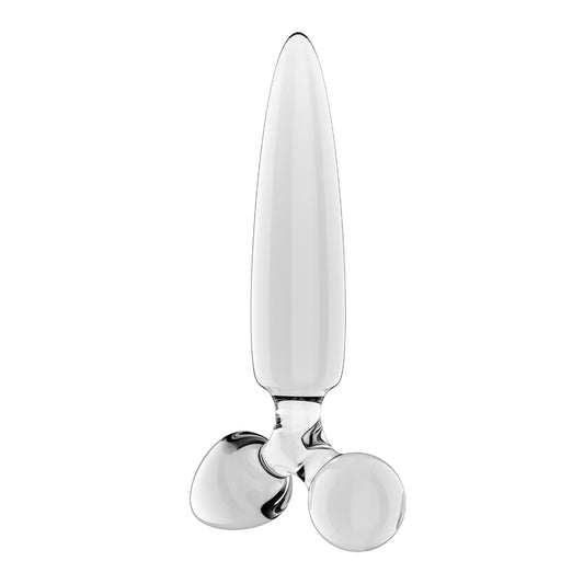 Тристоронній скляний дилдо Satisfyer Triple Crystal 1_