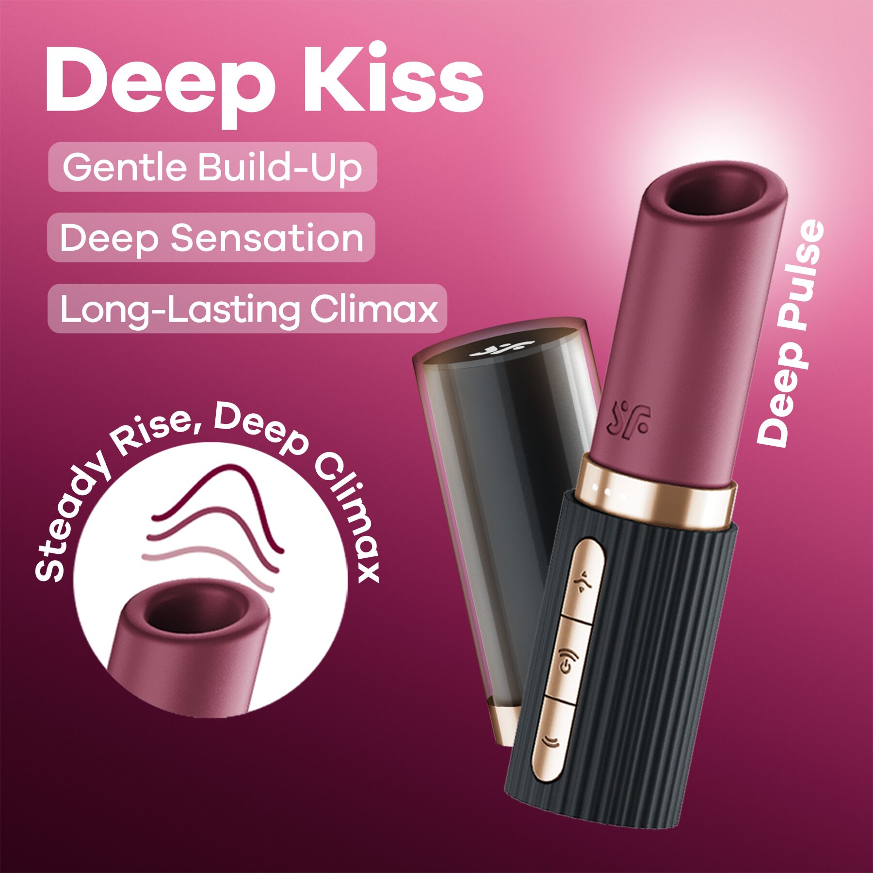 Вакуумный стимулятор Satisfyer Deep Kiss - превью 7