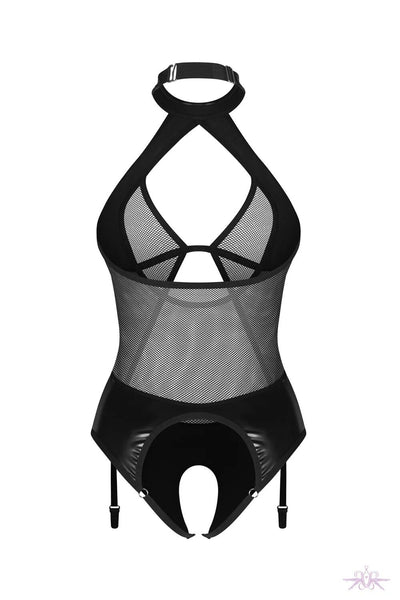 Боді Obsessive Dominna crotchless teddy - фото 3