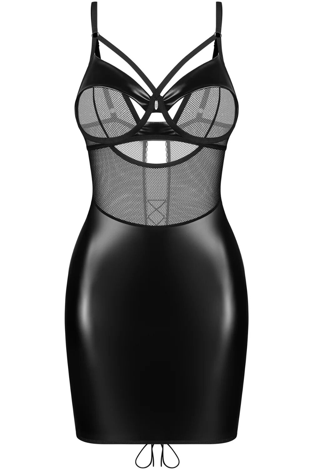 Сорочка Obsessive Dominna chemise & thong  - превью 15