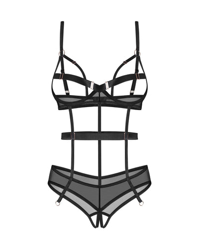 Боді Obsessive Euridia crotchless teddy - фото 4