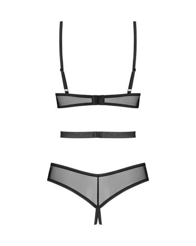 Боді Obsessive Euridia crotchless teddy - фото 17