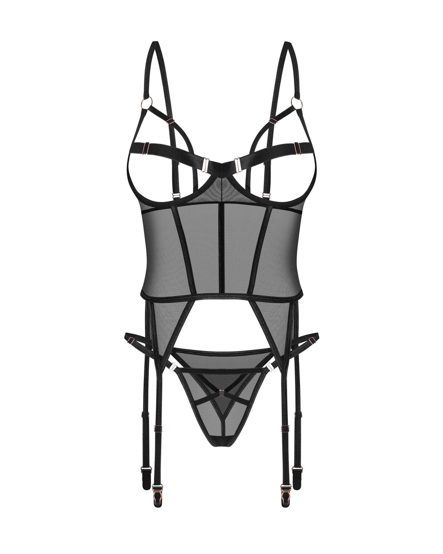 Корсет Obsessive Euridia corset & tanga - превью 10