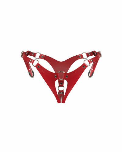 Трусики Obsessive Inferro crotchless thong - фото 3