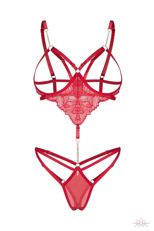 Боди Obsessive Matildea crotchless teddy_