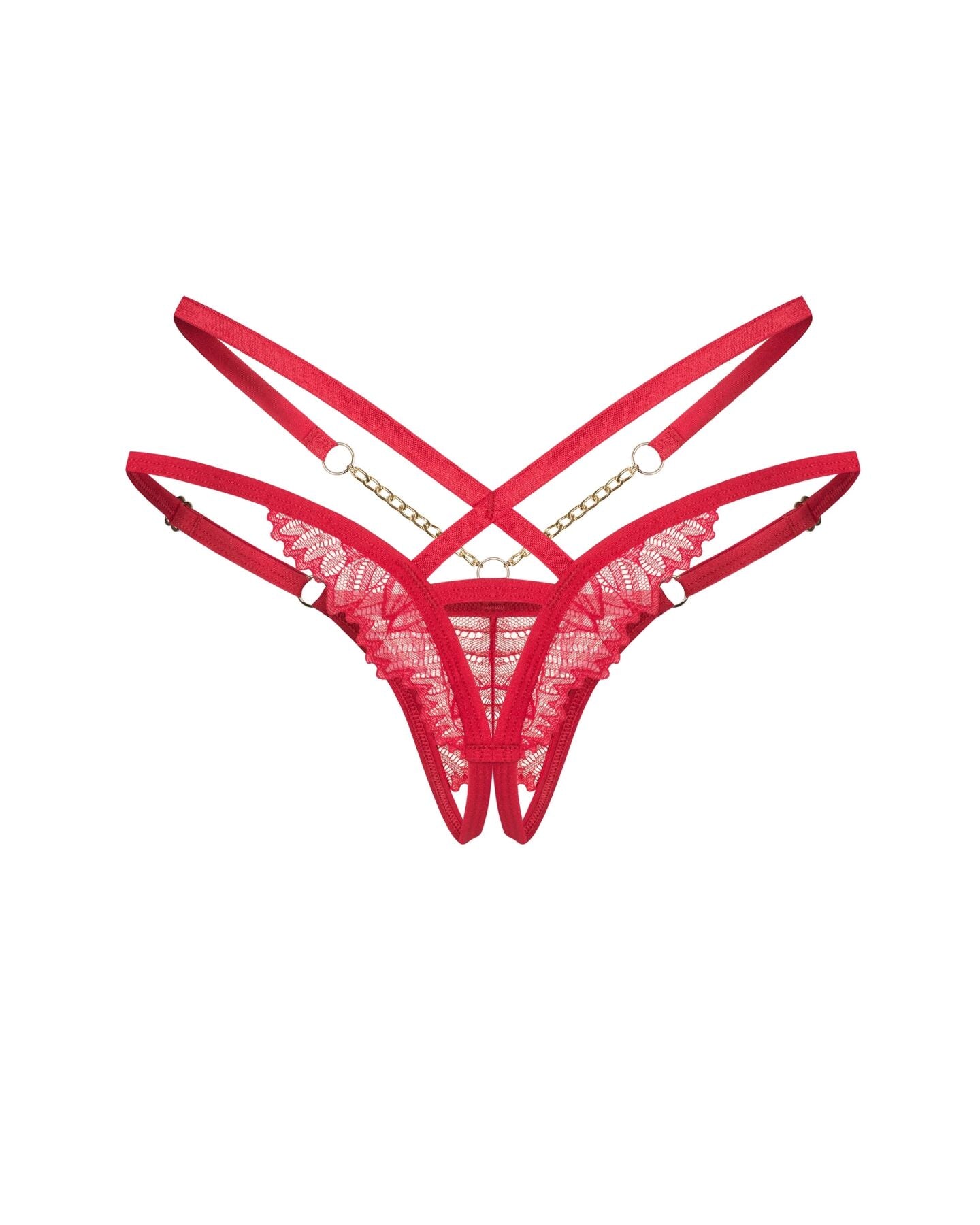 Трусики Obsessive Matildea crotchless thong  - превью 3