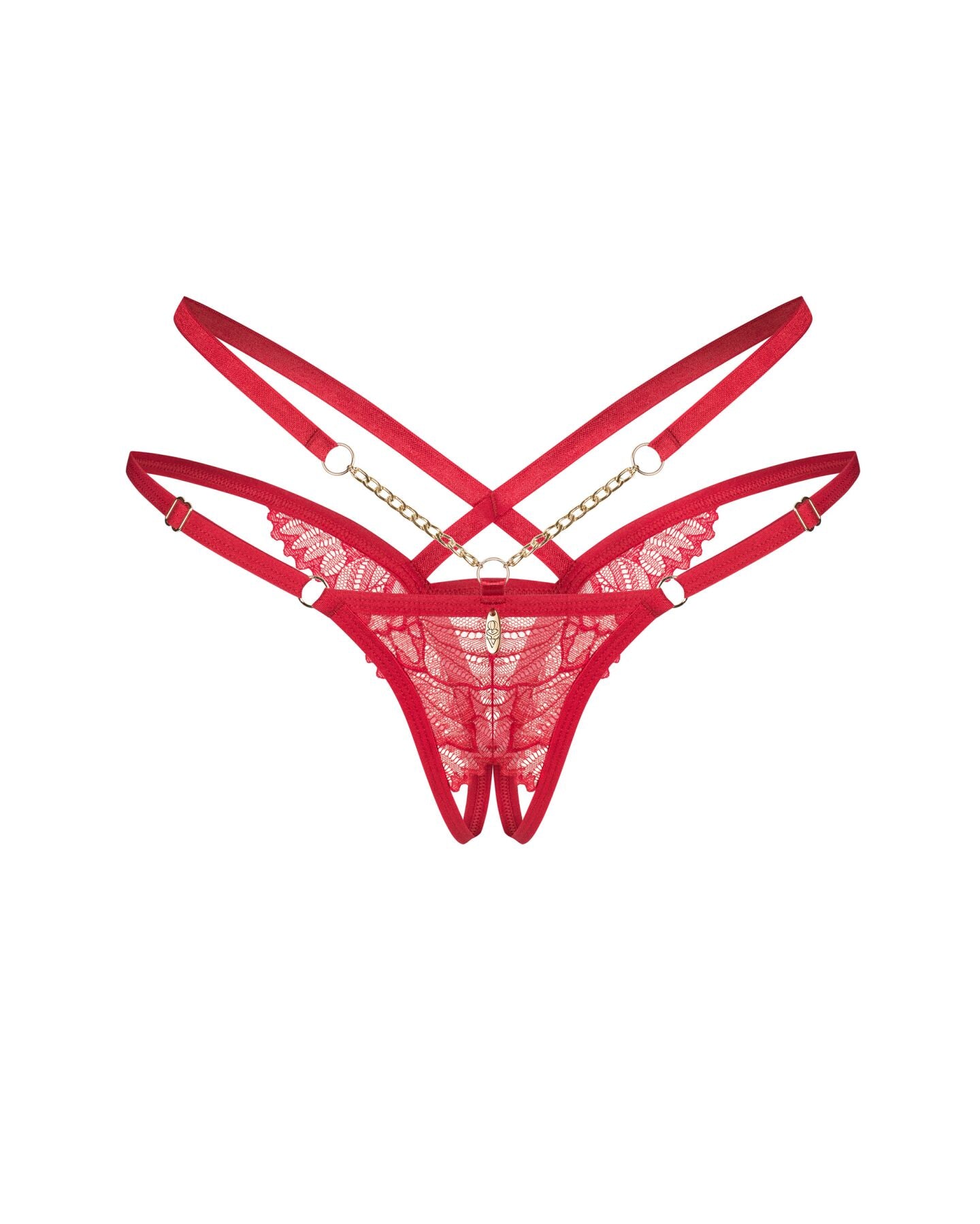 Трусики Obsessive Matildea crotchless thong  - превью 12