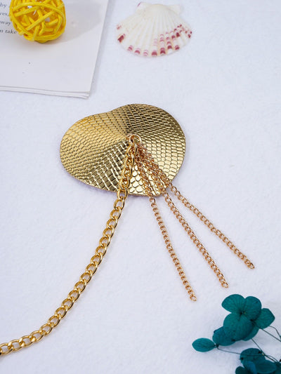 Пестис-сердечки с кисточками и чокером JSY Nipple Sticker RT236114  - фото 5