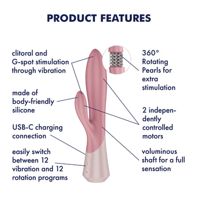 Вибратор-кролик Satisfyer Pearl Bunny 1 - фото 7
