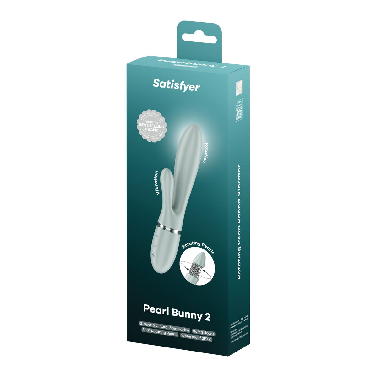 Вібратор-кролик Satisfyer Pearl Bunny 2 - превʼю 17