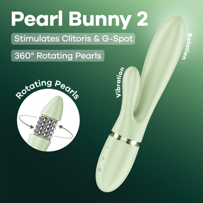 Вібратор-кролик Satisfyer Pearl Bunny 2 - фото 9