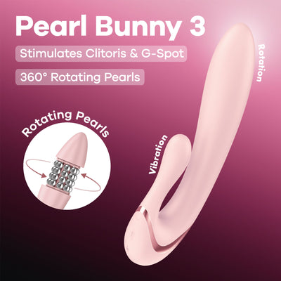 Вібратор-кролик Satisfyer Pearl Bunny 3 - фото 9