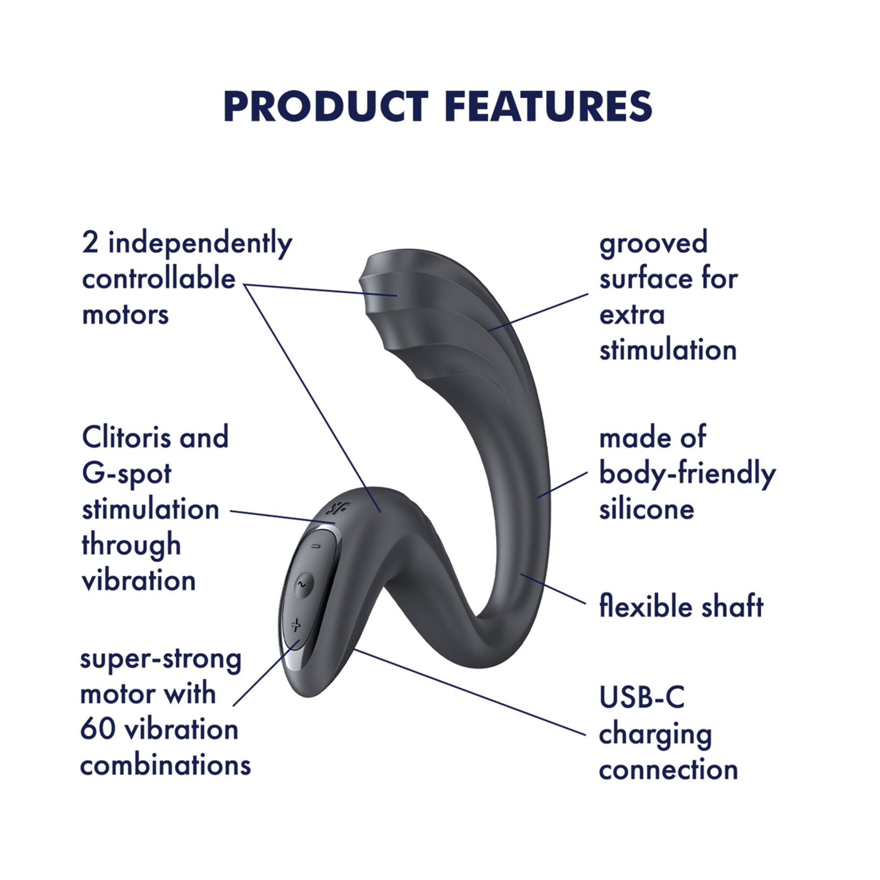 Вагінально-кліторальний вібратор Satisfyer G for Goddess 3 - превʼю 12