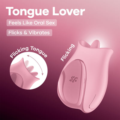 Вибростимулятор для клитора Satisfyer Tongue Lover  - фото 6