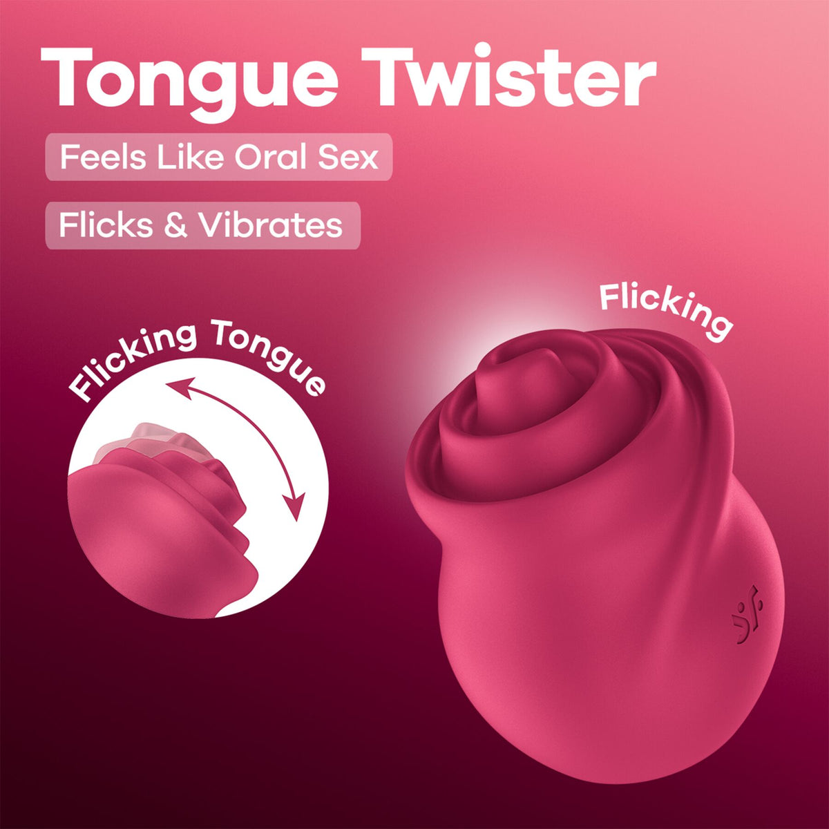 Вібростимулятор для клітора Satisfyer Tongue Twister - превʼю 6