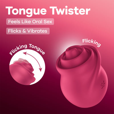 Вібростимулятор для клітора Satisfyer Tongue Twister - фото 6