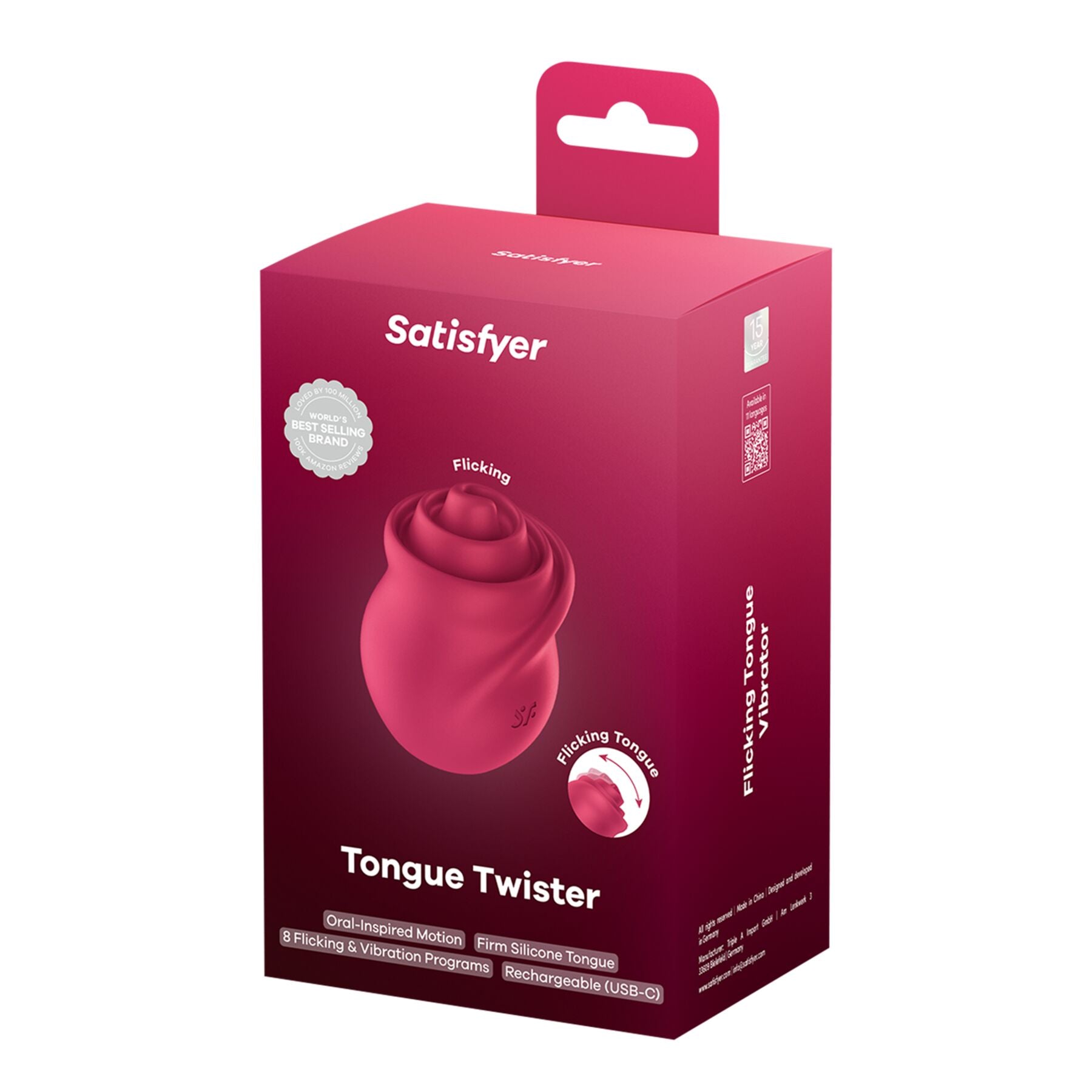 Вібростимулятор для клітора Satisfyer Tongue Twister - превʼю 5