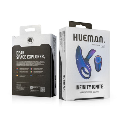 Ерекційне віброкільце Hueman - Infinity Ignite Vibrating Cock Ring - фото 9
