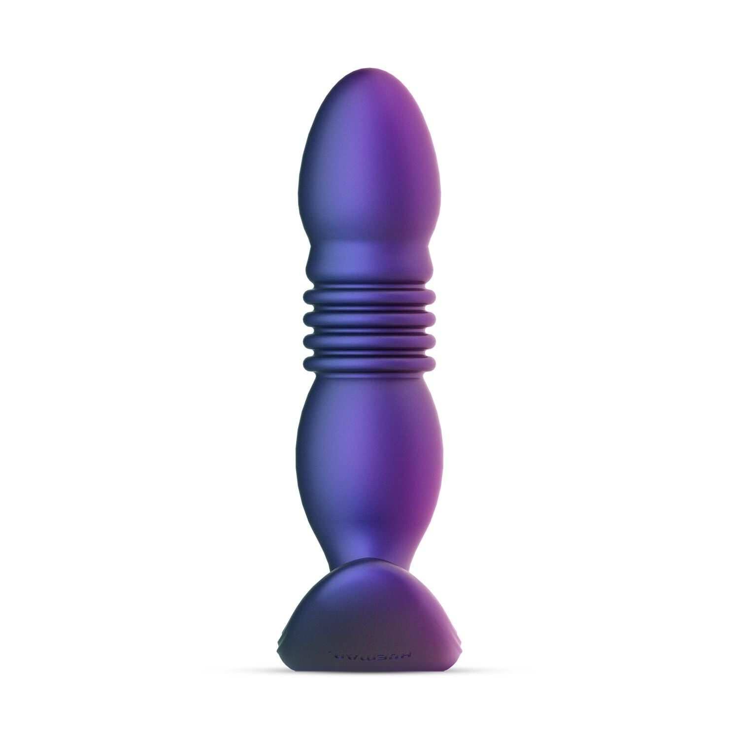 Анальная пробка с вибрацией и пульсацией Hueman - Supernova Thrusting Buttplug - превью 3