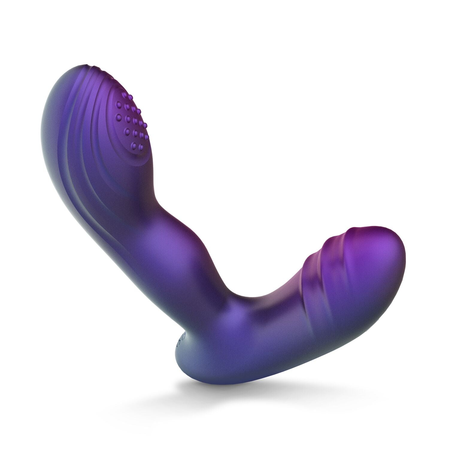 Анальная вибропробка с пульсацией Hueman - Galaxy Tapping Buttplug - превью 4