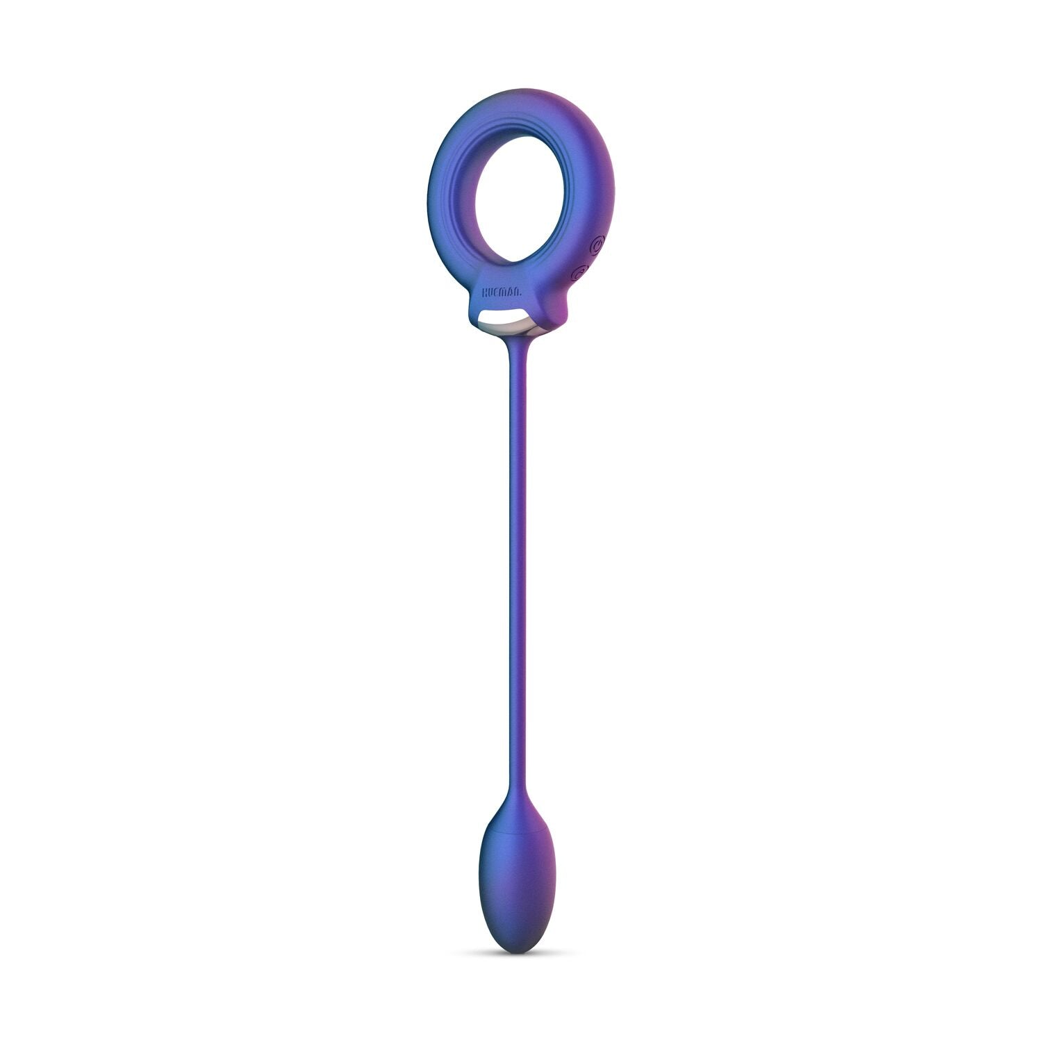 Эрекционное виброкольцо с виброяйцом Hueman - Eclipse Anal Vibrator - превью 4