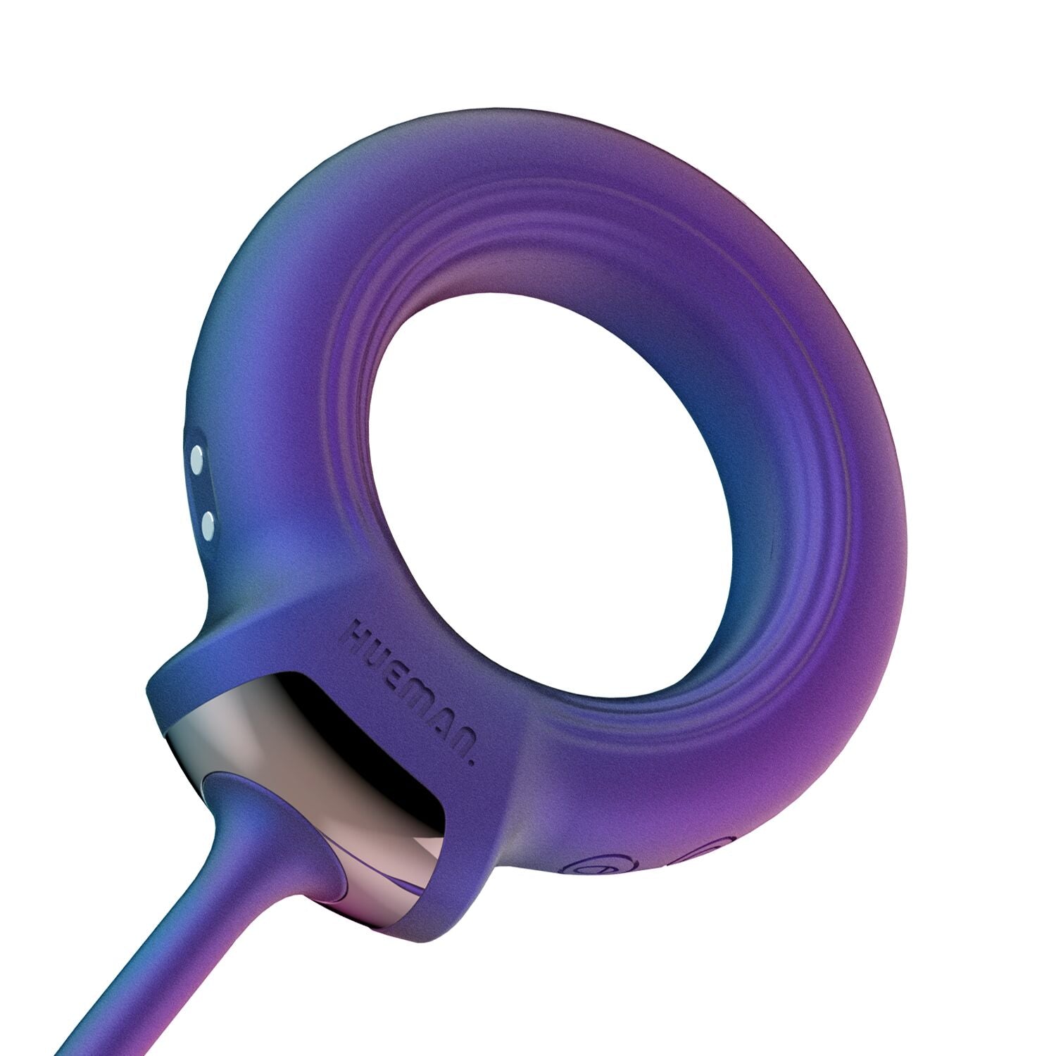 Эрекционное виброкольцо с виброяйцом Hueman - Eclipse Anal Vibrator - превью 7