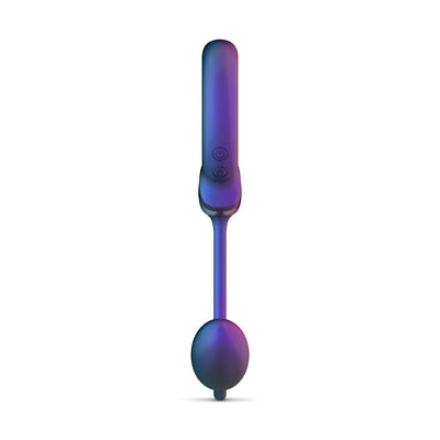 Эрекционное виброкольцо с виброяйцом Hueman - Eclipse Anal Vibrator - фото 3