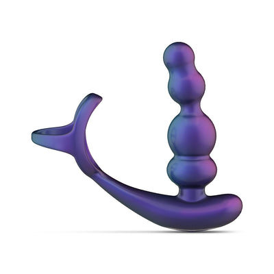 Анальный вибратор с эрекционным кольцом Hueman - Stellar Force Anal Beads with Cockring - фото 2
