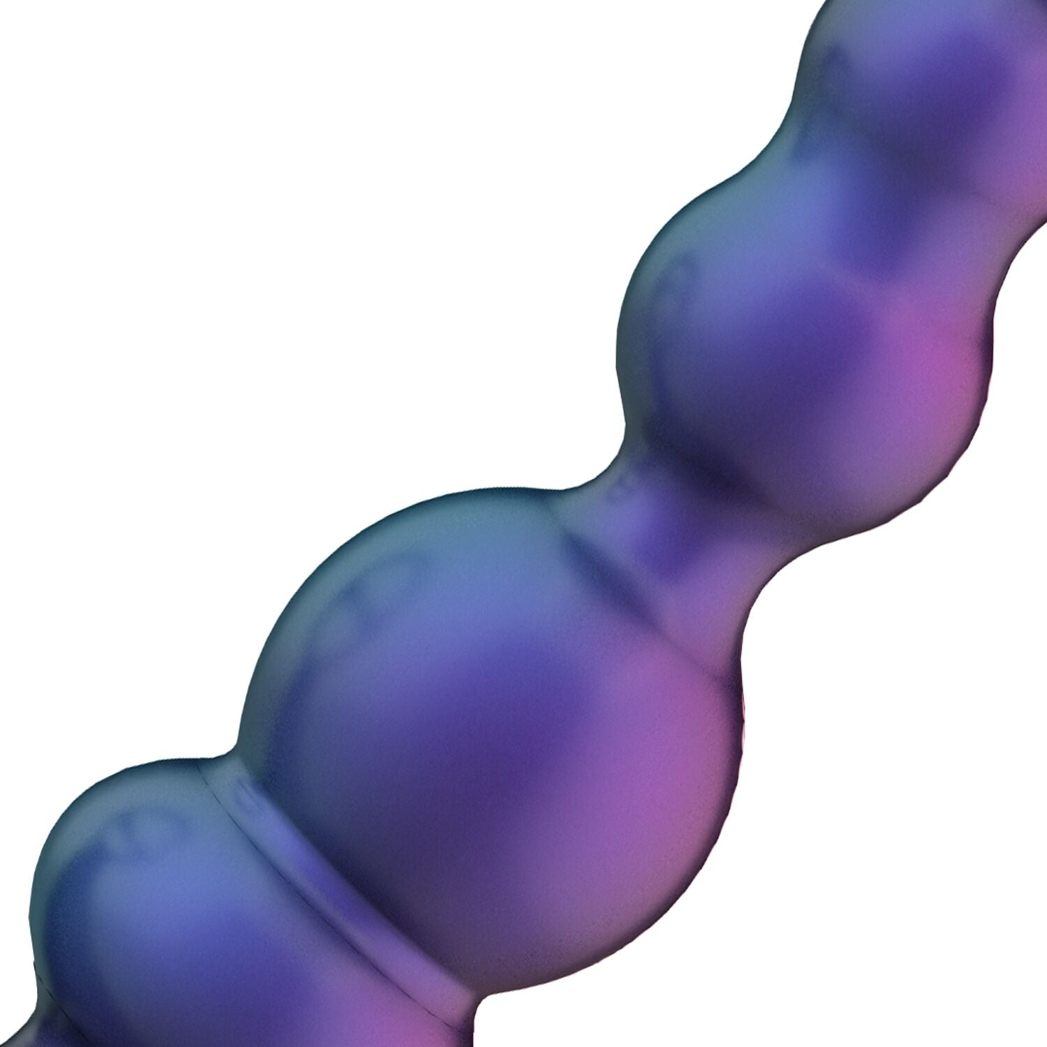 Анальный вибратор с эрекционным кольцом Hueman - Stellar Force Anal Beads with Cockring - превью 6