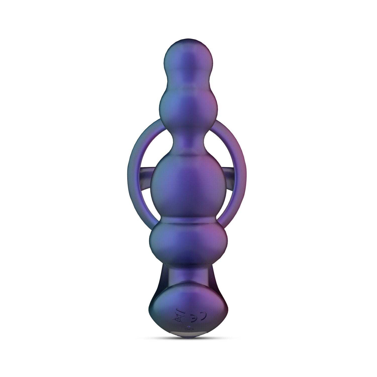Анальный вибратор с эрекционным кольцом Hueman - Stellar Force Anal Beads with Cockring - превью 3