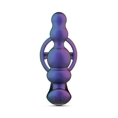 Анальный вибратор с эрекционным кольцом Hueman - Stellar Force Anal Beads with Cockring - фото 3