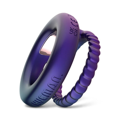 Эрекционное виброкольцо Hueman - Jupiter Vibrating Cock and Ball Ring - фото 5