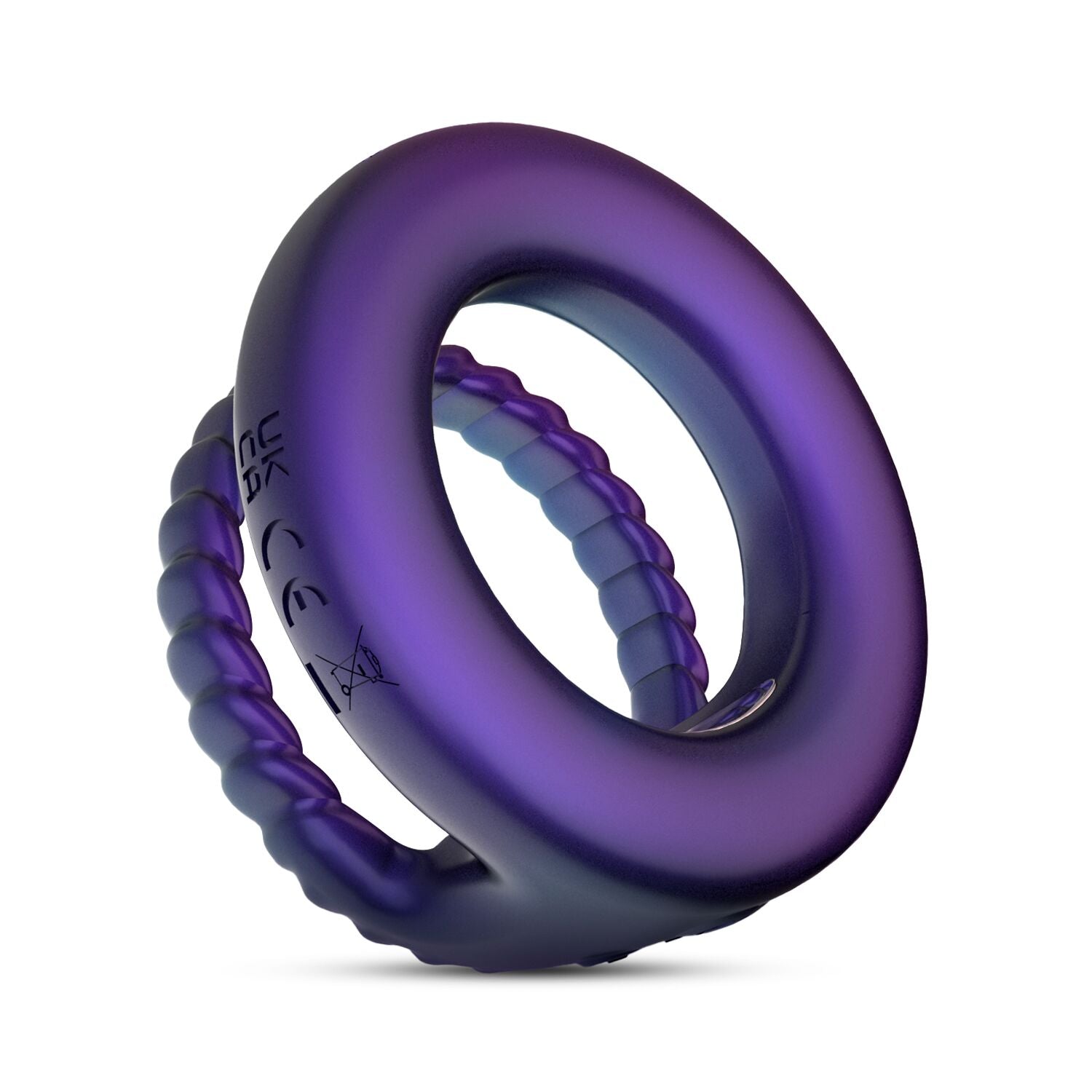 Эрекционное виброкольцо Hueman - Jupiter Vibrating Cock and Ball Ring - превью 2