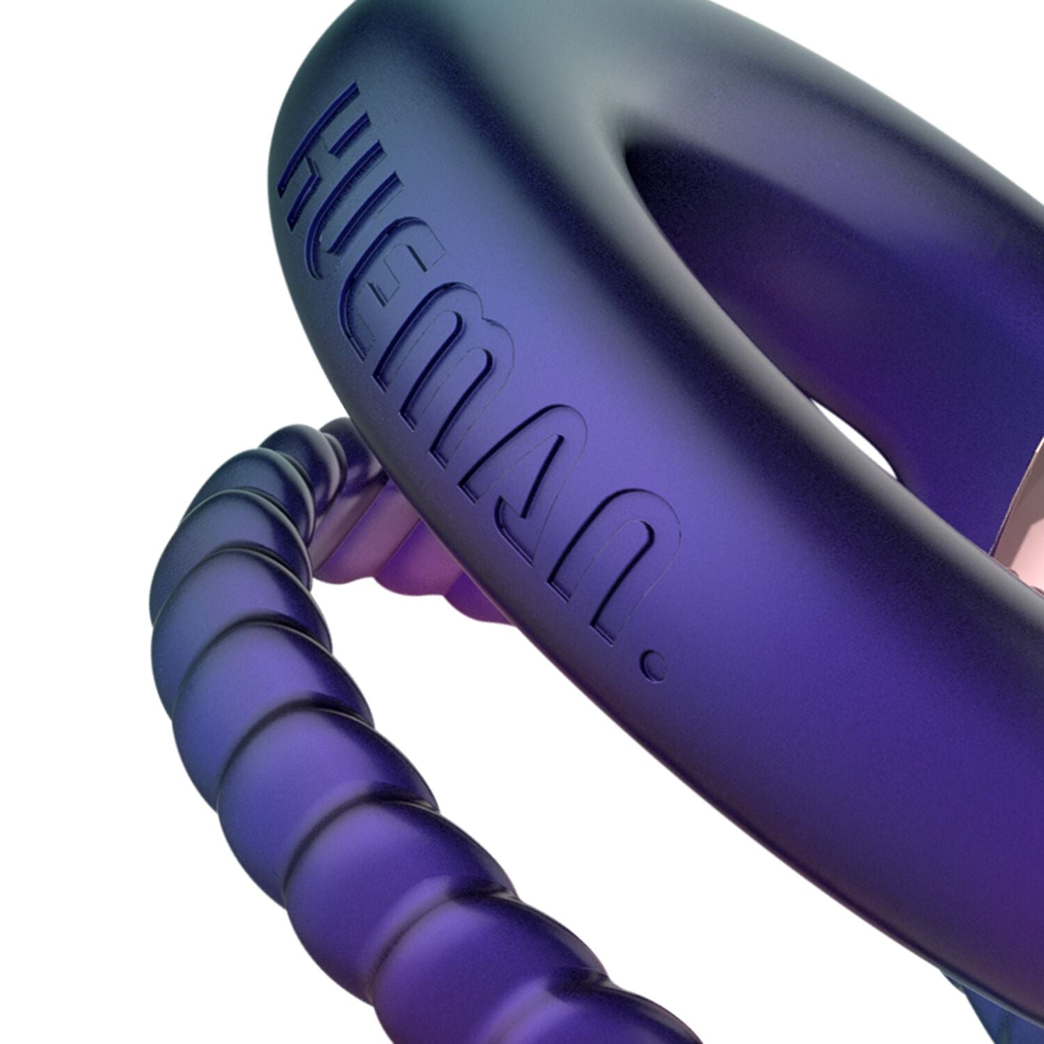Эрекционное виброкольцо Hueman - Jupiter Vibrating Cock and Ball Ring - превью 4