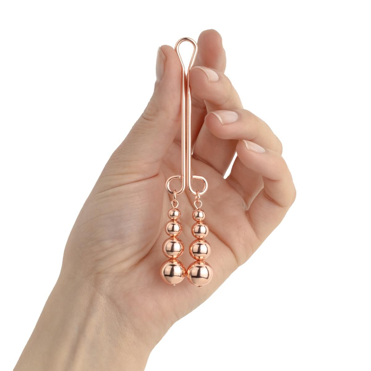 Зажим для клитора Rosy Gold - Clitoris Clamp - Subtle Weight - превью 5
