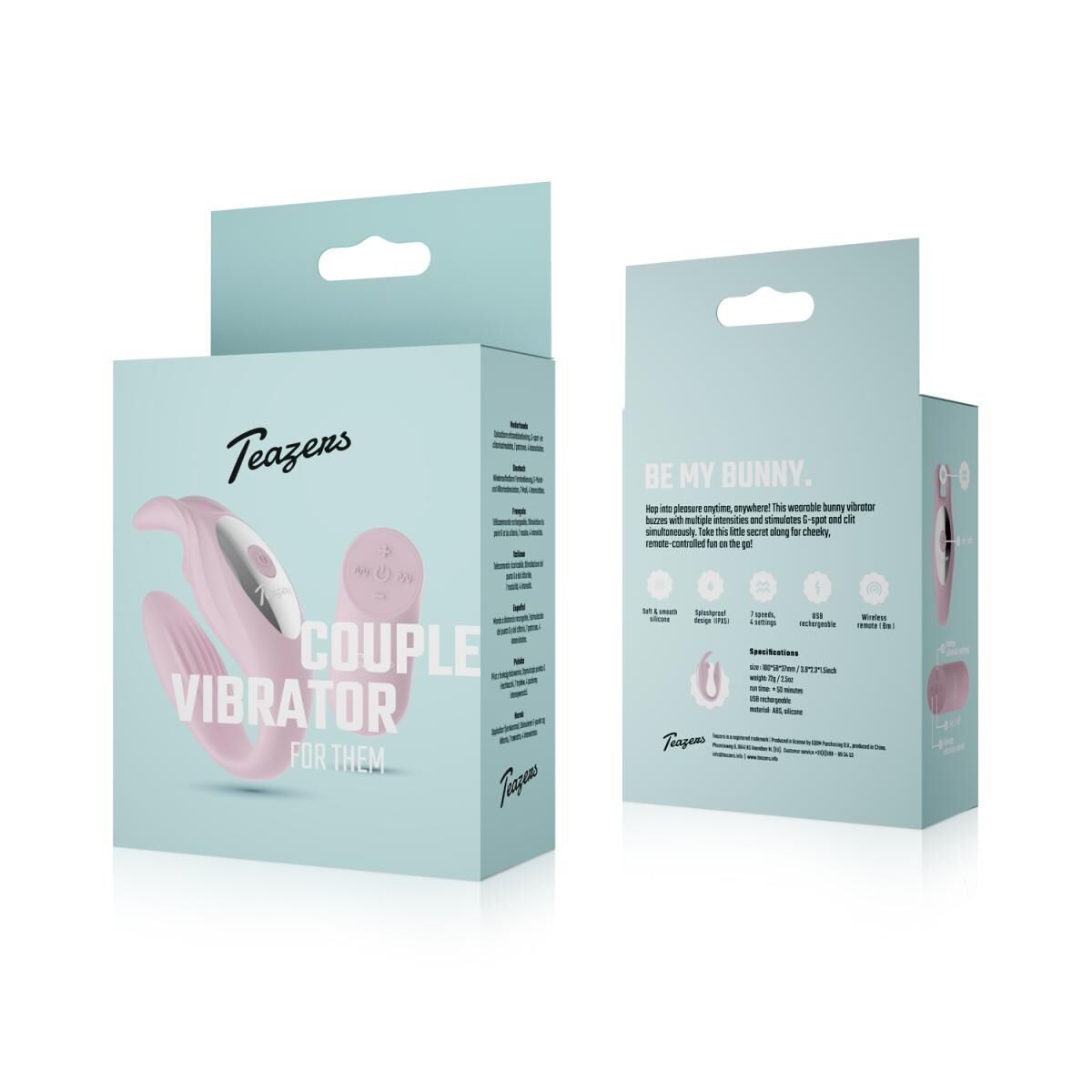 Вибратор для пар Teazers Couple Vibrator - превью 11