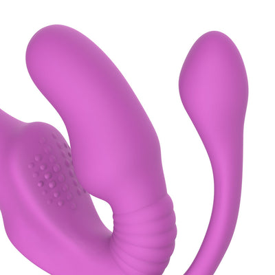Безремневой страпон с анальной вставкой Teazers Strapless Strap-On with Anal Plug - фото 7