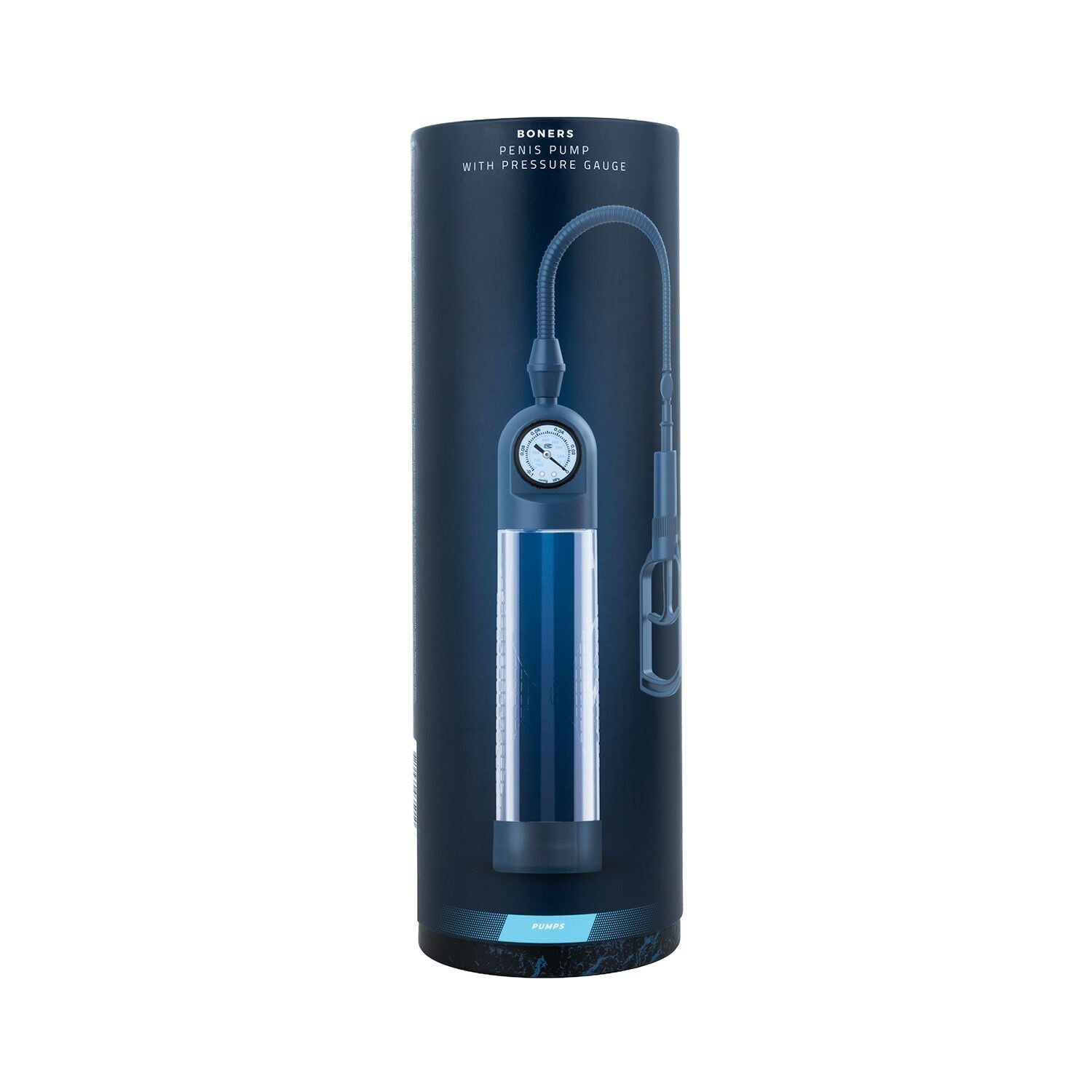 Вакуумная помпа для пениса Boners Penispump With Pressure Gauge - превью 9