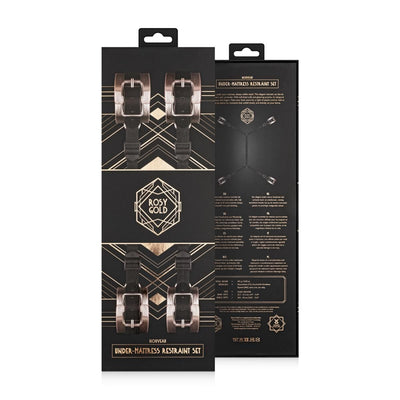 Фиксатор рук и ног для кровати Rosy Gold - Under-Mattress Restraint Set - фото 11