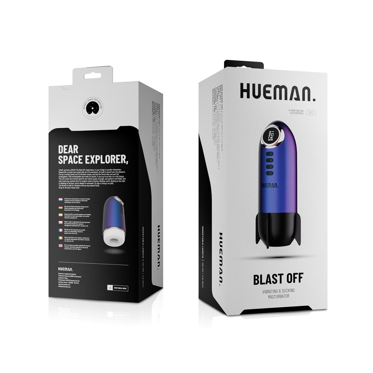 Мастурбатор Hueman - Blast Off Rocket Masturbator - превью 5