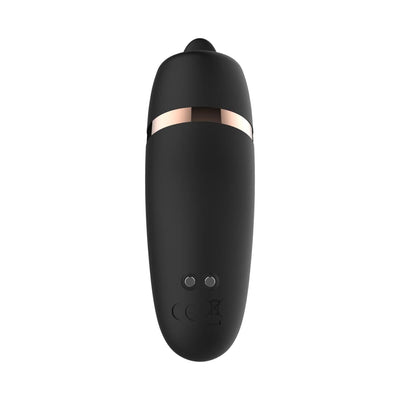 Мини-вибратор с язычком Rosy Gold - Vibrating & Licking Dual Stimulator - фото 3