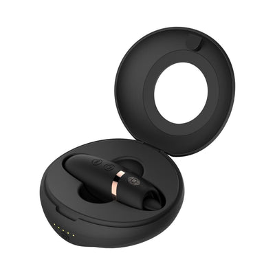 Мини-вибратор с язычком Rosy Gold - Vibrating & Licking Dual Stimulator - фото 5