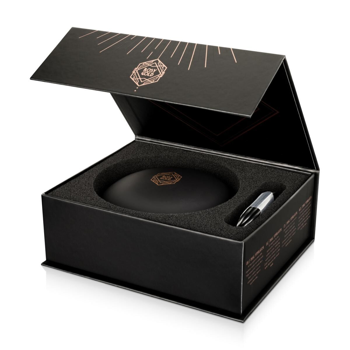 Мини-вибратор с язычком Rosy Gold - Vibrating & Licking Dual Stimulator - превью 10