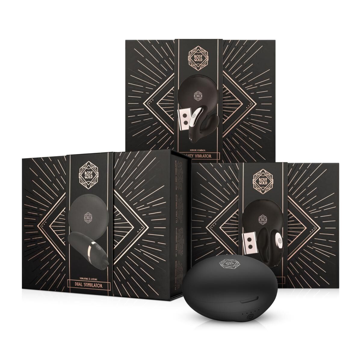 Мини-вибратор с язычком Rosy Gold - Vibrating & Licking Dual Stimulator - превью 17