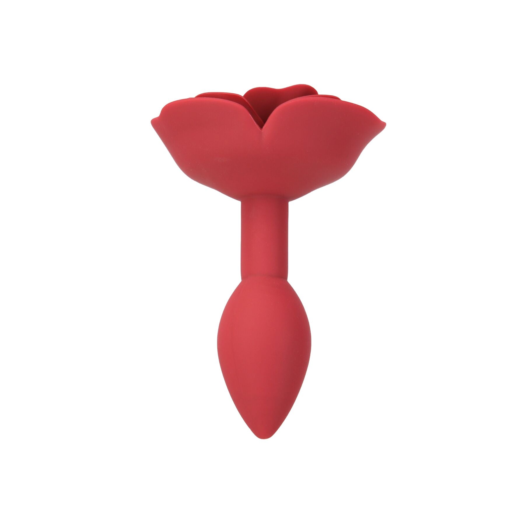 Силиконовая анальная пробка Lux Active с розой - Silicone Anal Plug - превью 2