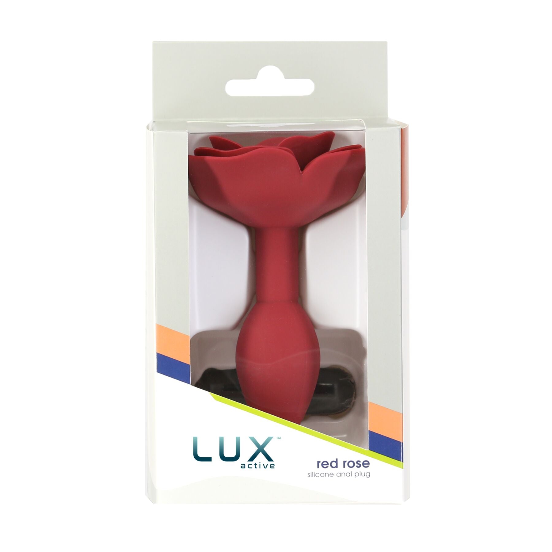Силиконовая анальная пробка Lux Active с розой - Silicone Anal Plug - превью 5