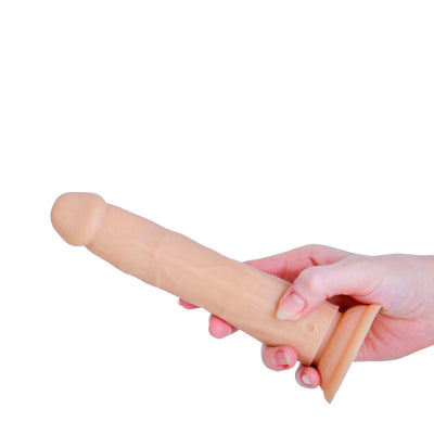 Фаллоимитатор с ротацией и пульсацией Naked ADDICTION Rotating & Thrusting Dong  - фото 8