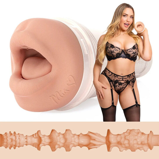 Мастурбатор-ротик Fleshlight Girls: Mia Malkova - Headshot, со слепка ротика